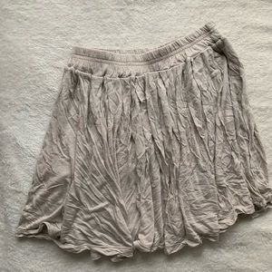 brandy melville tan skater skirt
